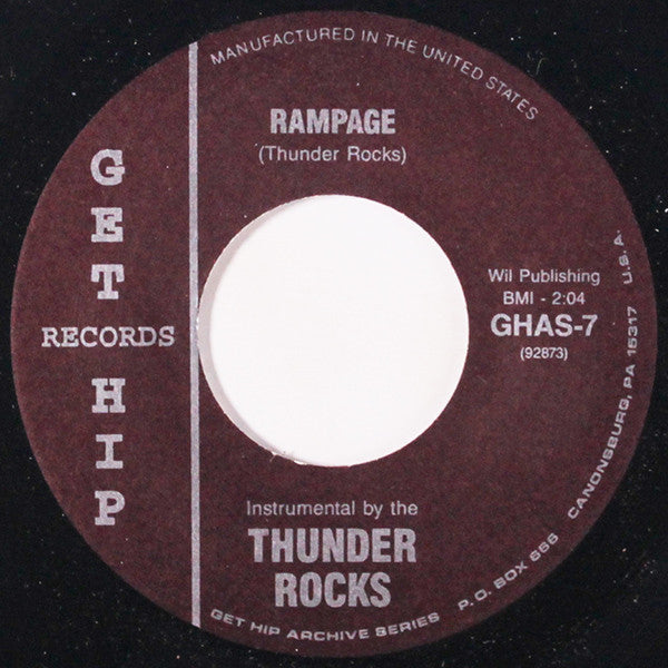 Thunder Rocks : Rampage b/w Bugle Rock (7", Single)