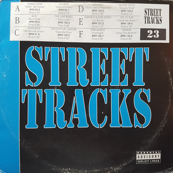 Various : Street Tracks 23 (3x12", Comp, Promo)