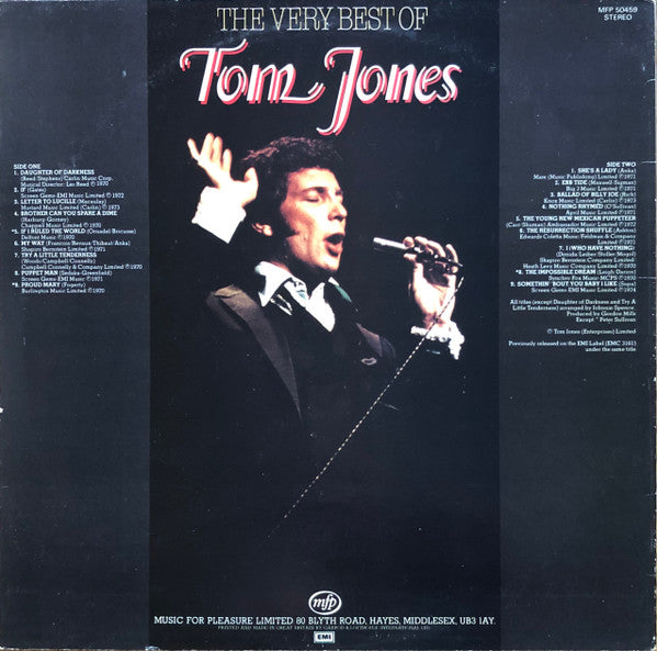 Tom Jones : The Very Best Of (LP, Comp)