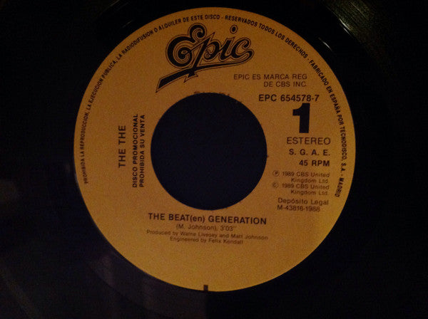 The The : The Beat(en) Generation (7", S/Sided, Single, Promo)