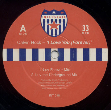 Calvin Rock : I Love You (Forever) (12")