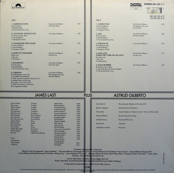 James Last, Astrud Gilberto : Plus (LP, Album)