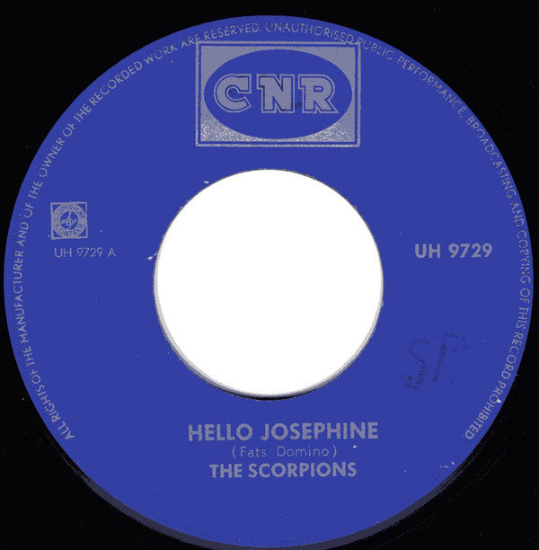 The Scorpions : Hello Josephine (7", Single, blu)
