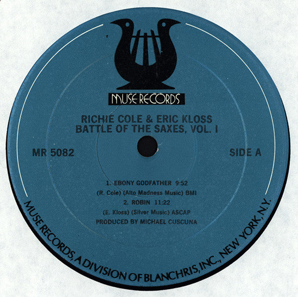 Eric Kloss / Richie Cole : Battle Of The Saxes, Vol.1 (LP, Album)