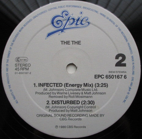 The The : Infected (12", Maxi)