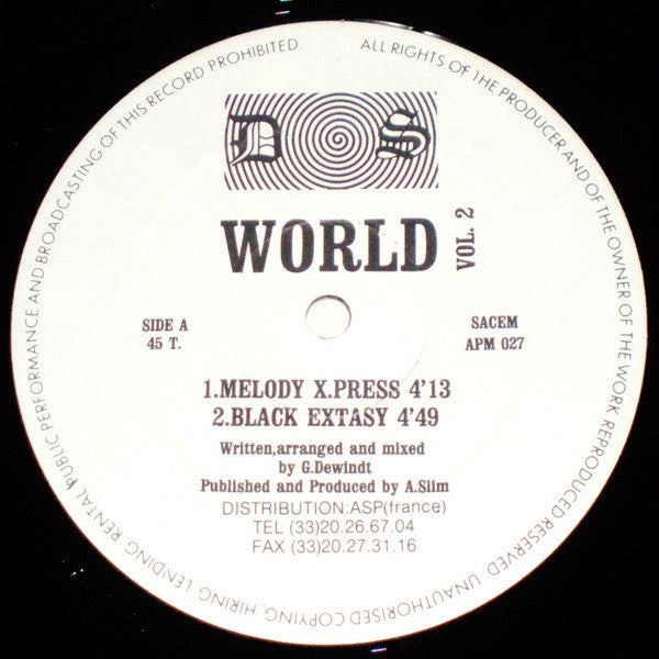 World : Vol. 2 (12")