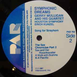 Gerry Mulligan, Erich Kunzel, Houston Symphony* : Symphonic Dreams (LP, Album)