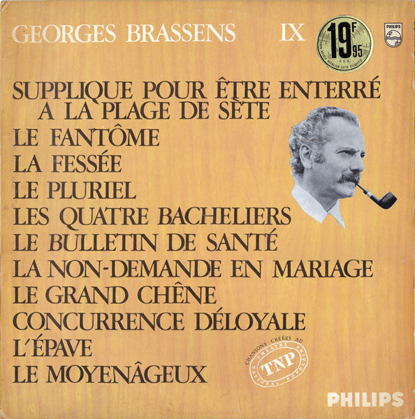 Georges Brassens : IX (LP, Album, Mono)