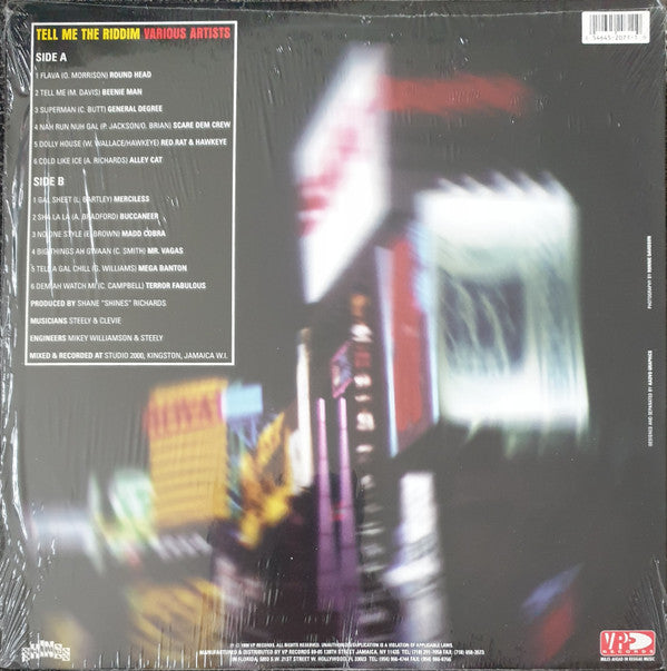 Various : Tell Me The Riddim (LP)