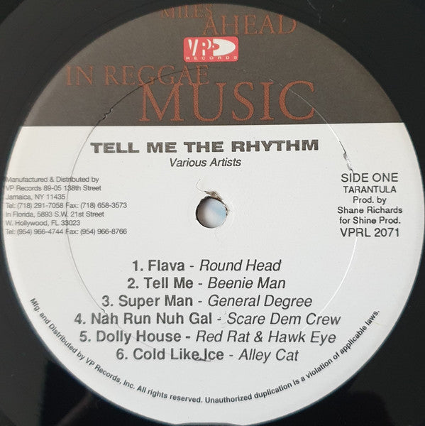 Various : Tell Me The Riddim (LP)