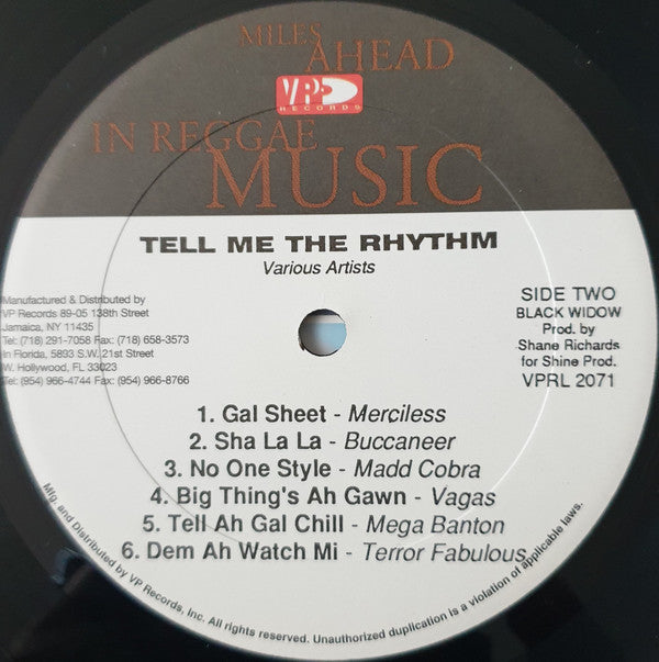 Various : Tell Me The Riddim (LP)