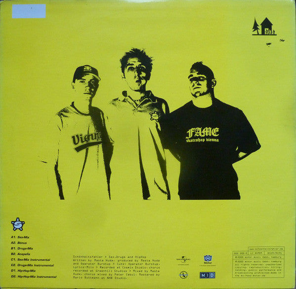 Schönheitsfehler : Sex, Drugs And Hip Hop (2x12")