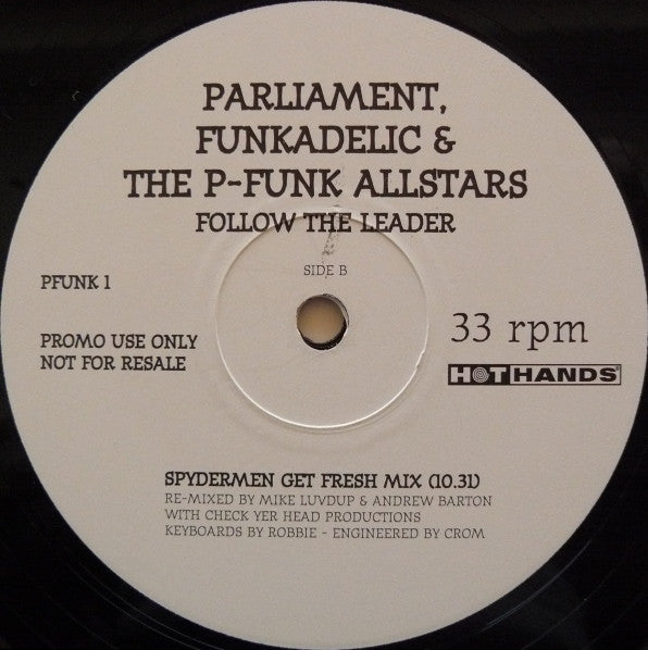Parliament, Funkadelic & P-Funk All Stars : Follow The Leader (2x12", Promo)