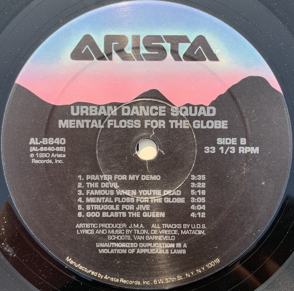 Urban Dance Squad : Mental Floss For The Globe (LP, Album)