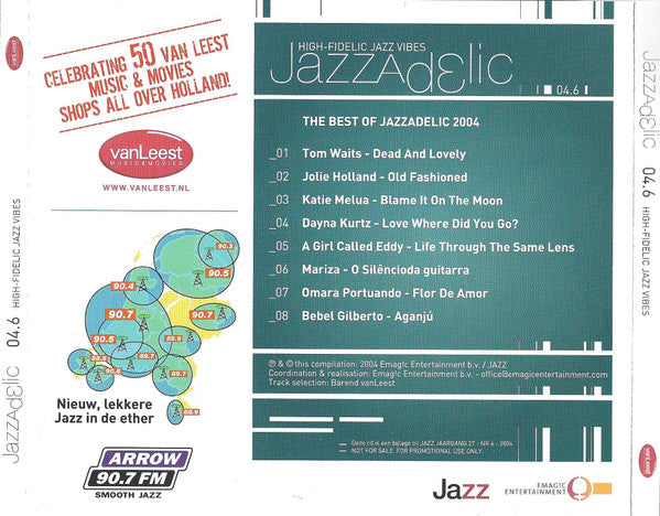 Various : Jazzadelic 04.6 High-Fidelic Jazz Vibes (CD, Comp, Promo)