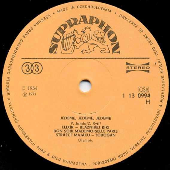 Olympic (2) : Jedeme Jedeme 3 (LP, Album, RP)