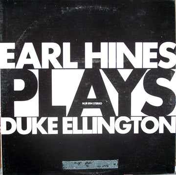 Earl Hines : Earl Hines Plays Duke Ellington (LP, Album)