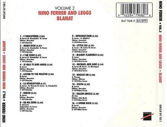 Nino Ferrer : Vol. 2 ● Nino Ferrer And Leggs / Blanat (CD, Comp, RE)