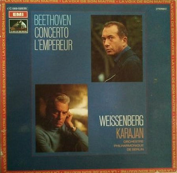 Ludwig van Beethoven, Alexis Weissenberg, Herbert von Karajan, Berliner Philharmoniker : Concerto L'Empereur (LP, Gat)