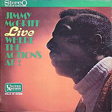 Jimmy McGriff : Live Where The Action's At (LP, Album)