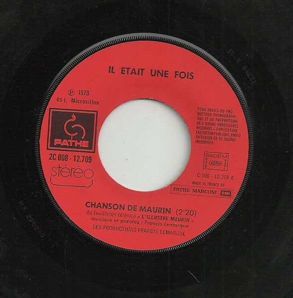 Il Était Une Fois : Chanson De Maurin (7", Single)