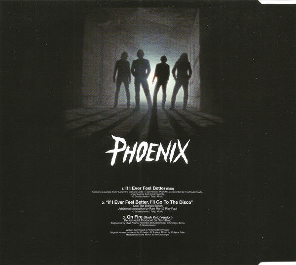 Phoenix : If I Ever Feel Better (CD, Maxi)