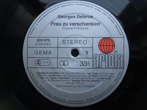 Georges Delerue : Frau zu verschenken (LP, Album)