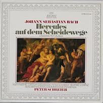Johann Sebastian Bach - Edith Mathis · Carolyn Watkinson · Peter Schreier · Siegfried Lorenz, Berliner Solisten · Kammerorchester Berlin, Peter Schreier : Hercules Auf Dem Scheidewege (Dramma Per Musica) (LP, Gat)