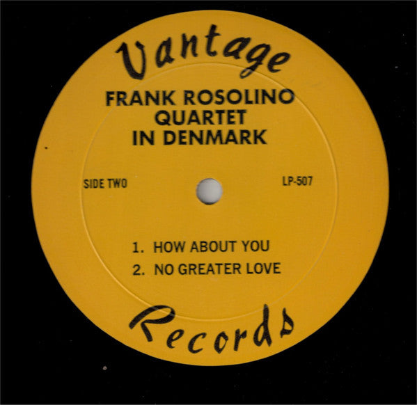 Frank Rosolino And His Quartet : In Denmark (LP, Album)