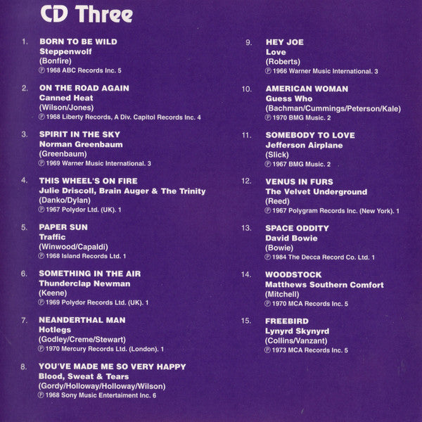 Various : Rock Festival (2xCD, Comp, CD3)