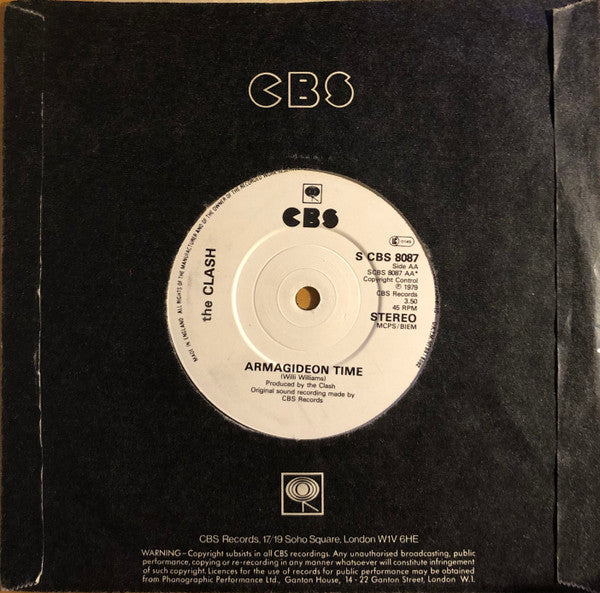 The Clash : London Calling / Armagideon Time (7", Single)