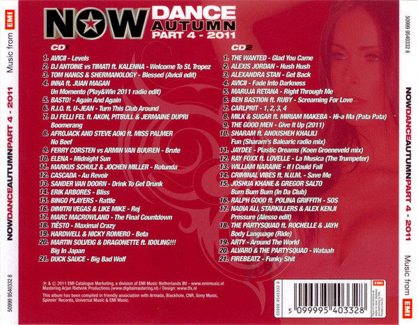 Various : Now Dance Autumn Part 4 - 2011 (2xCD, Comp)