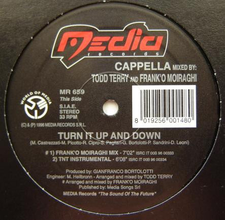 Cappella : Turn It Up And Down (Remixes) (12")