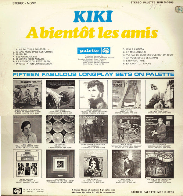 Kiki (49) : A Bientôt Les Amis (LP, Album)