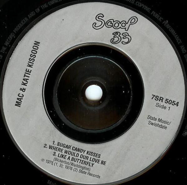 Mac & Katie Kissoon* : Sugar Candy Kisses (7", Album, Comp)