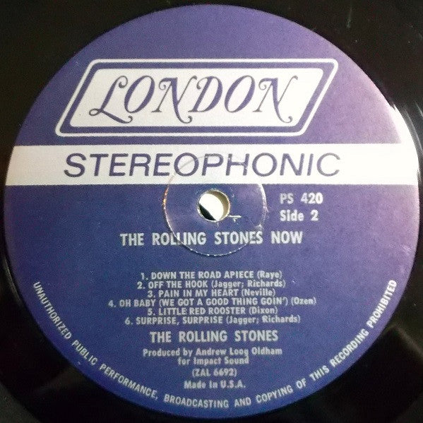 The Rolling Stones : The Rolling Stones, Now! (LP, Album, RP)