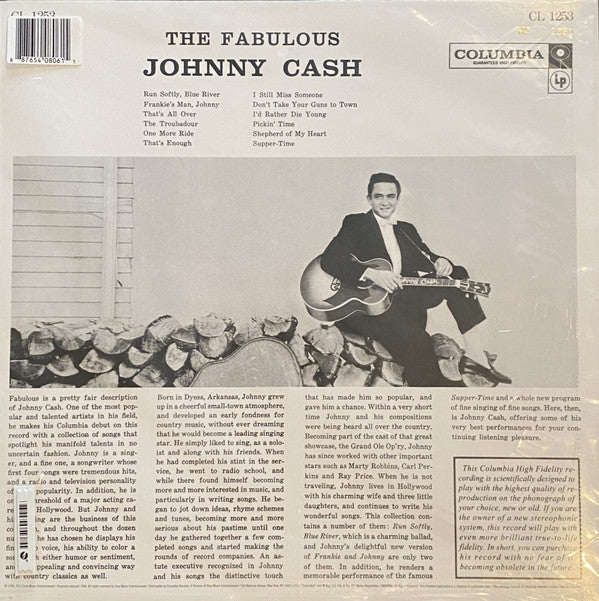 Johnny Cash : The Fabulous Johnny Cash (LP, Album, RSD, Mono, Ltd, Num, RE, 180)
