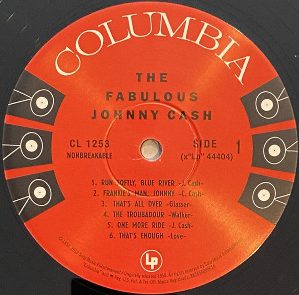 Johnny Cash : The Fabulous Johnny Cash (LP, Album, RSD, Mono, Ltd, Num, RE, 180)