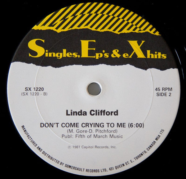 Gonzalez / Linda Clifford : I Haven't Stopped Dancin' / Don't Come Crying To Me (12")