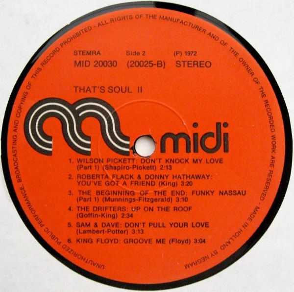 Various : That's Soul 2 (LP, Comp)