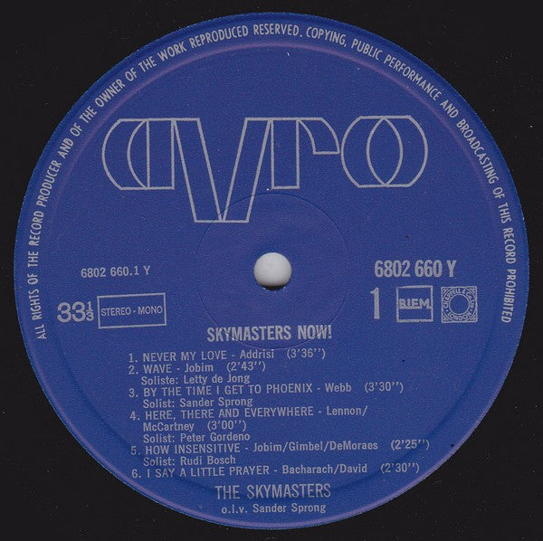 The Skymasters : Skymasters Now! (LP)
