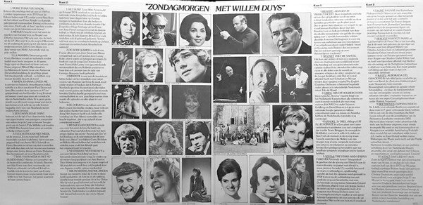 Various : Zondagmorgen Met Willem Duys (2xLP, Comp, Gat)