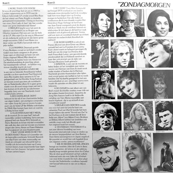 Various : Zondagmorgen Met Willem Duys (2xLP, Comp, Gat)