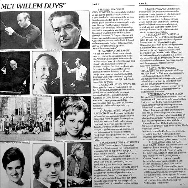 Various : Zondagmorgen Met Willem Duys (2xLP, Comp, Gat)