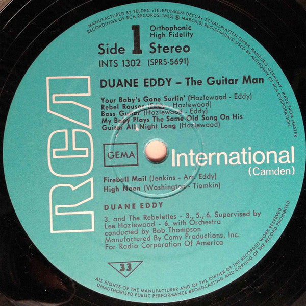 Duane Eddy : The Guitar Man (LP, Comp, RE)