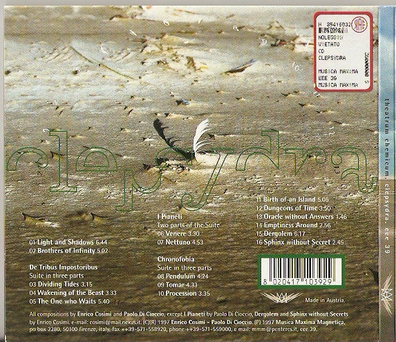 Theatrum Chemicum : Clepsydra (CD)