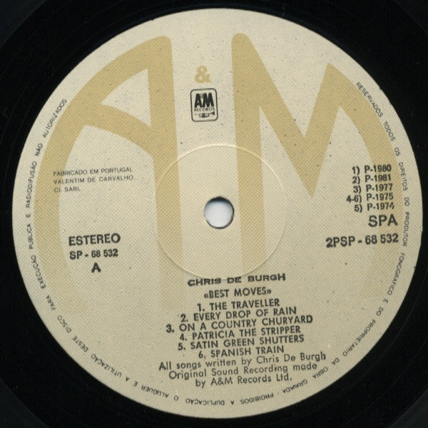 Chris de Burgh : Best Moves (LP, Comp)