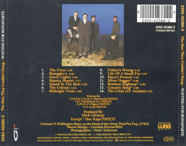 The Men They Couldn't Hang : Waiting For Bonaparte (CD, Album, RE)