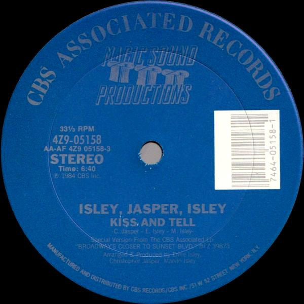 Isley Jasper Isley : Kiss And Tell (12")