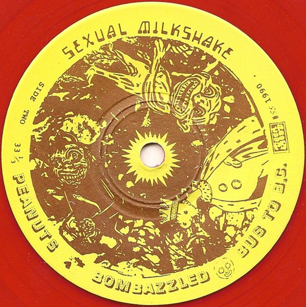 Sexual Milkshake : Space Gnome And Other Hits (7", EP, Num, Red)